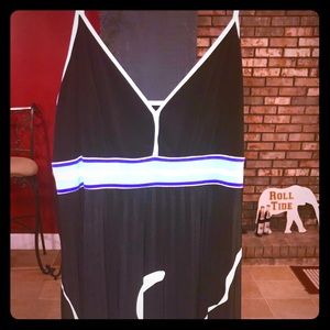 Floral pleated dress.